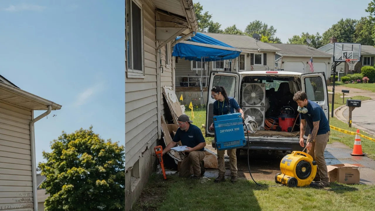 Ceiling Leak Cleanup in Leipsic, OH near me