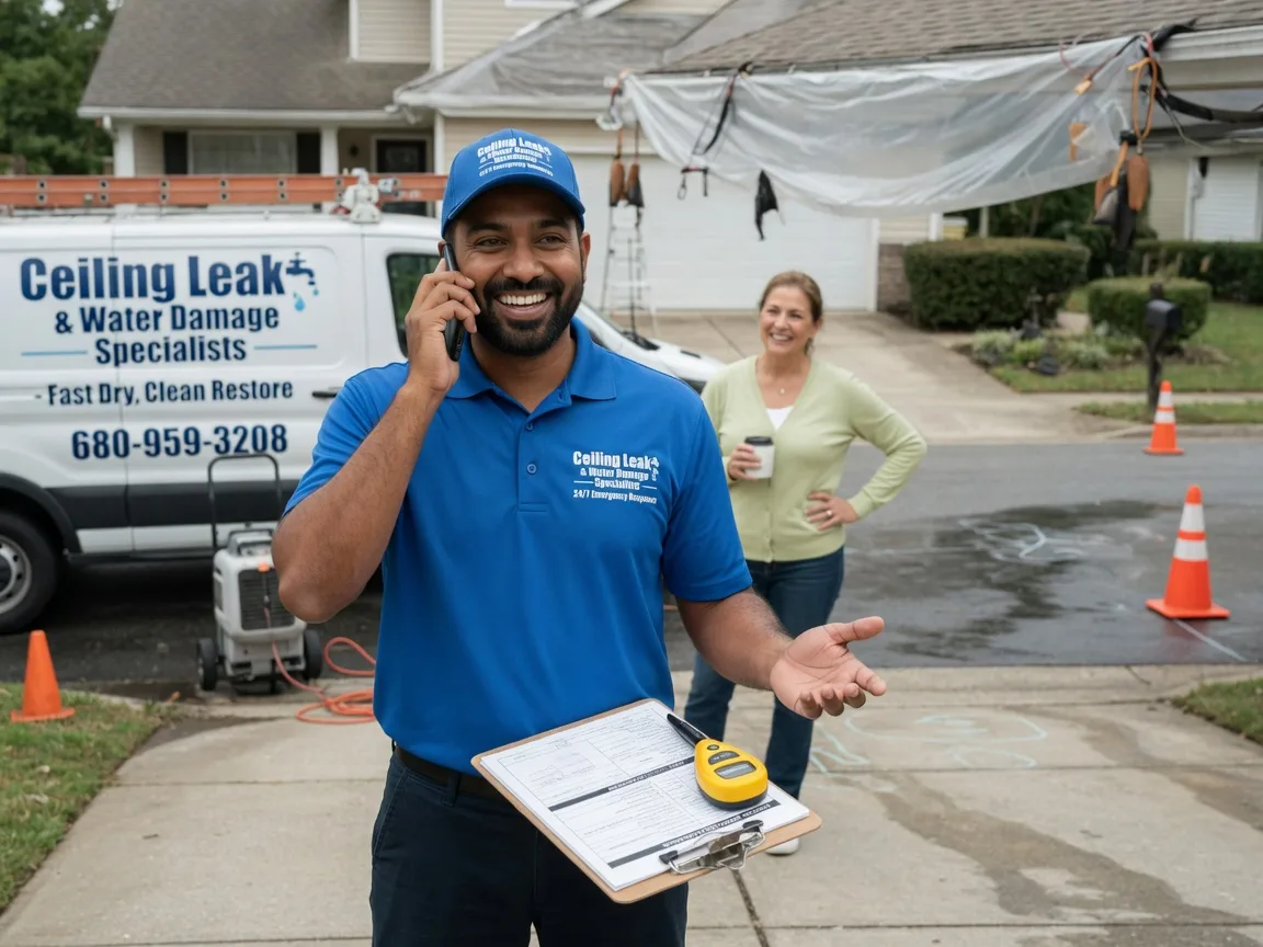 Ceiling Leak Cleanup Leipsic, OH FAQs